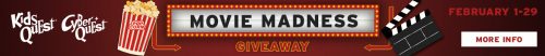 Movie Madness Giveaway at Kids Quest and Cyber Quest