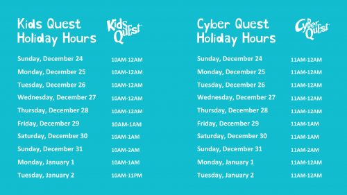 TI Holiday Hours
