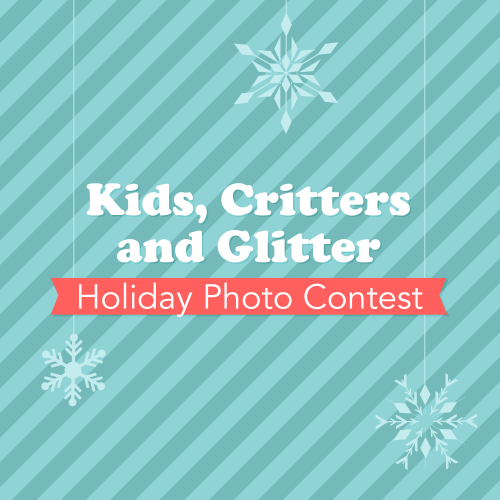 Kids Critter Glitter Holiday Photo Contest