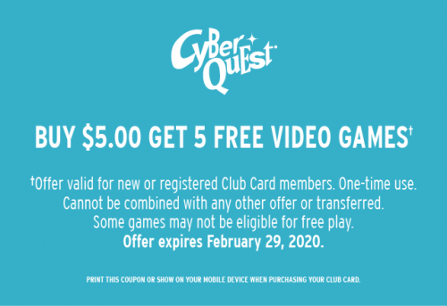 Cyber Quest Loyalty February Offer