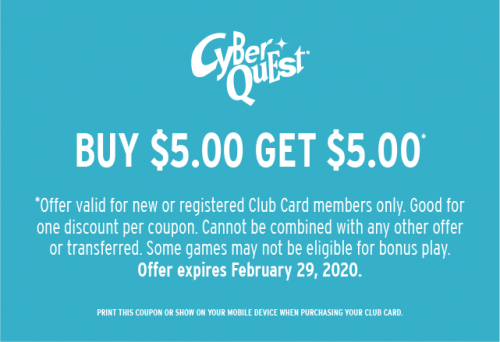 Cyber Quest Non-Loyalty February Offer
