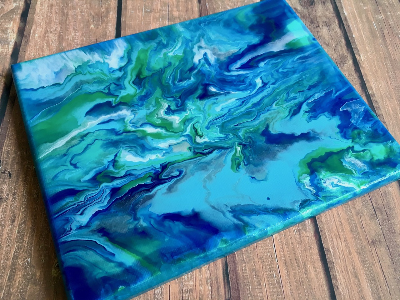 Learn Acrylic Pour Painting at Home by Carrie Kelley