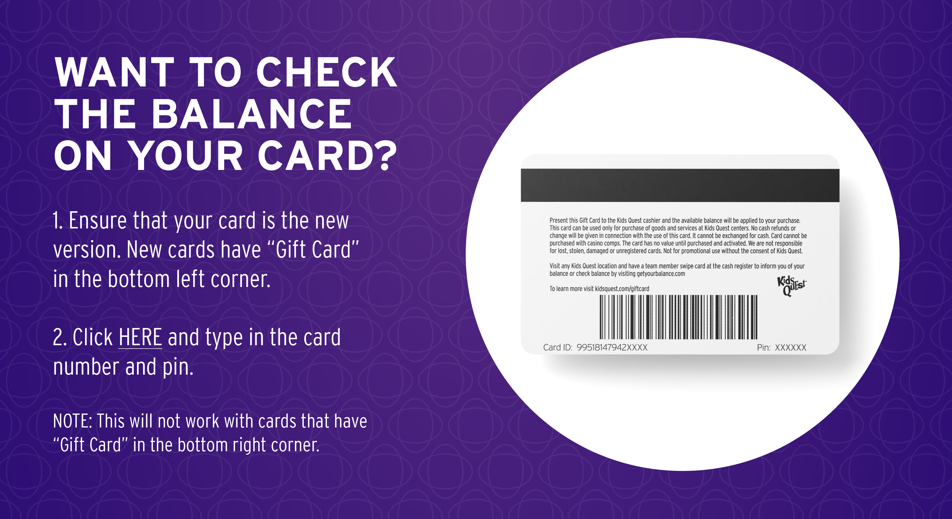 Want to Check the Balance on Your Card?