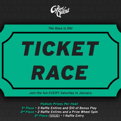Ticket Race at Cyber Quest
