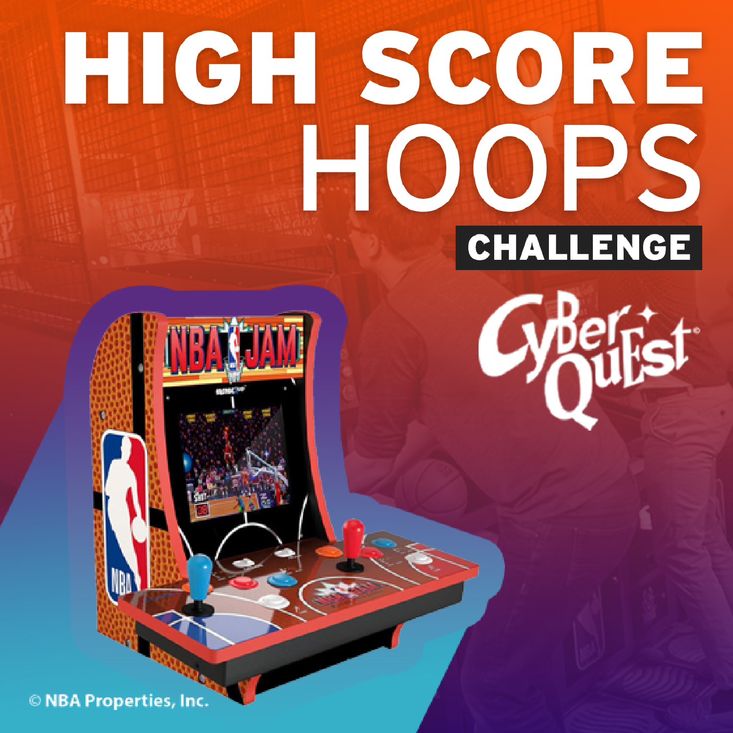 High Score Hoops Challenge at Cyber Quest