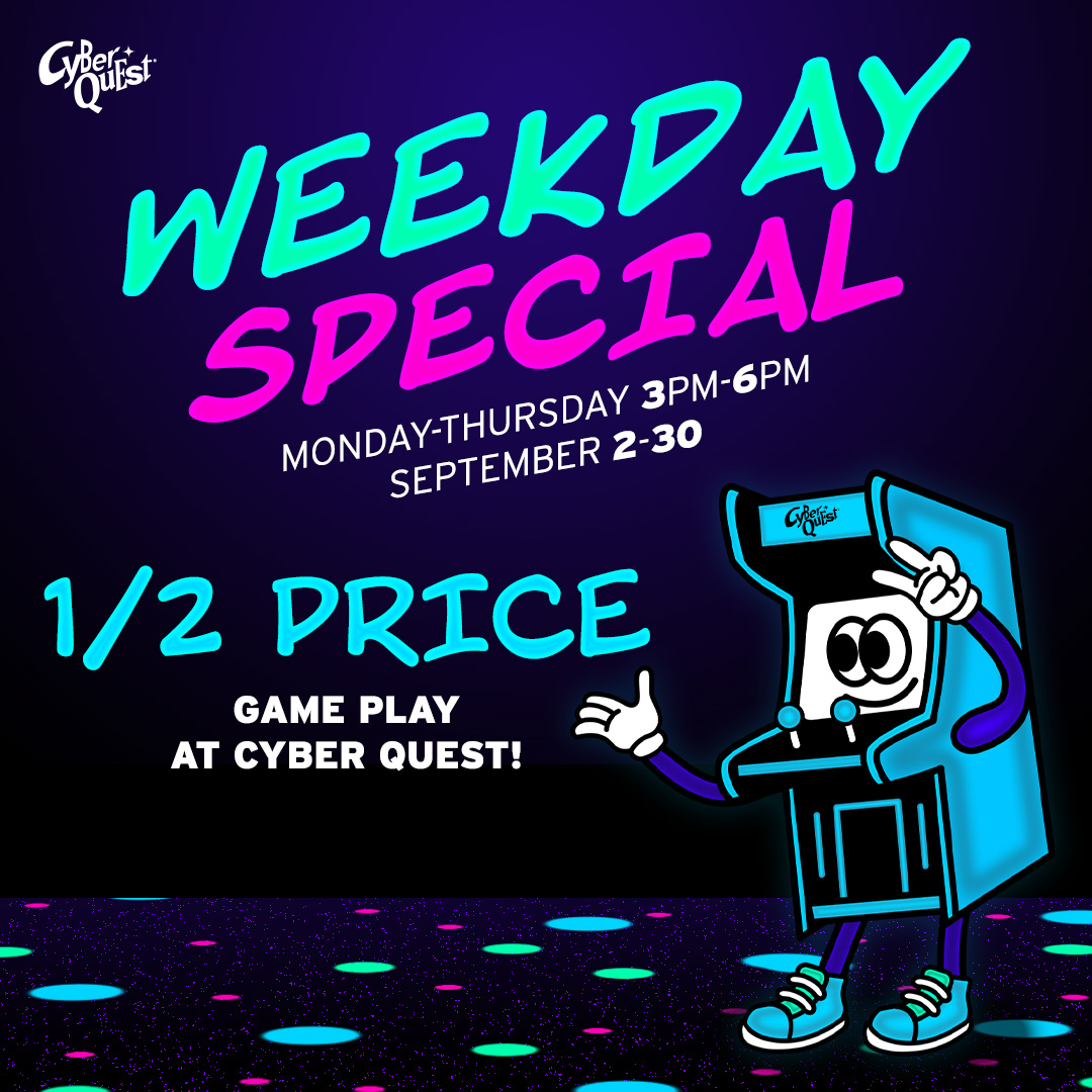 Weekday Special at Cyber Quest at Arizona Boardwalk