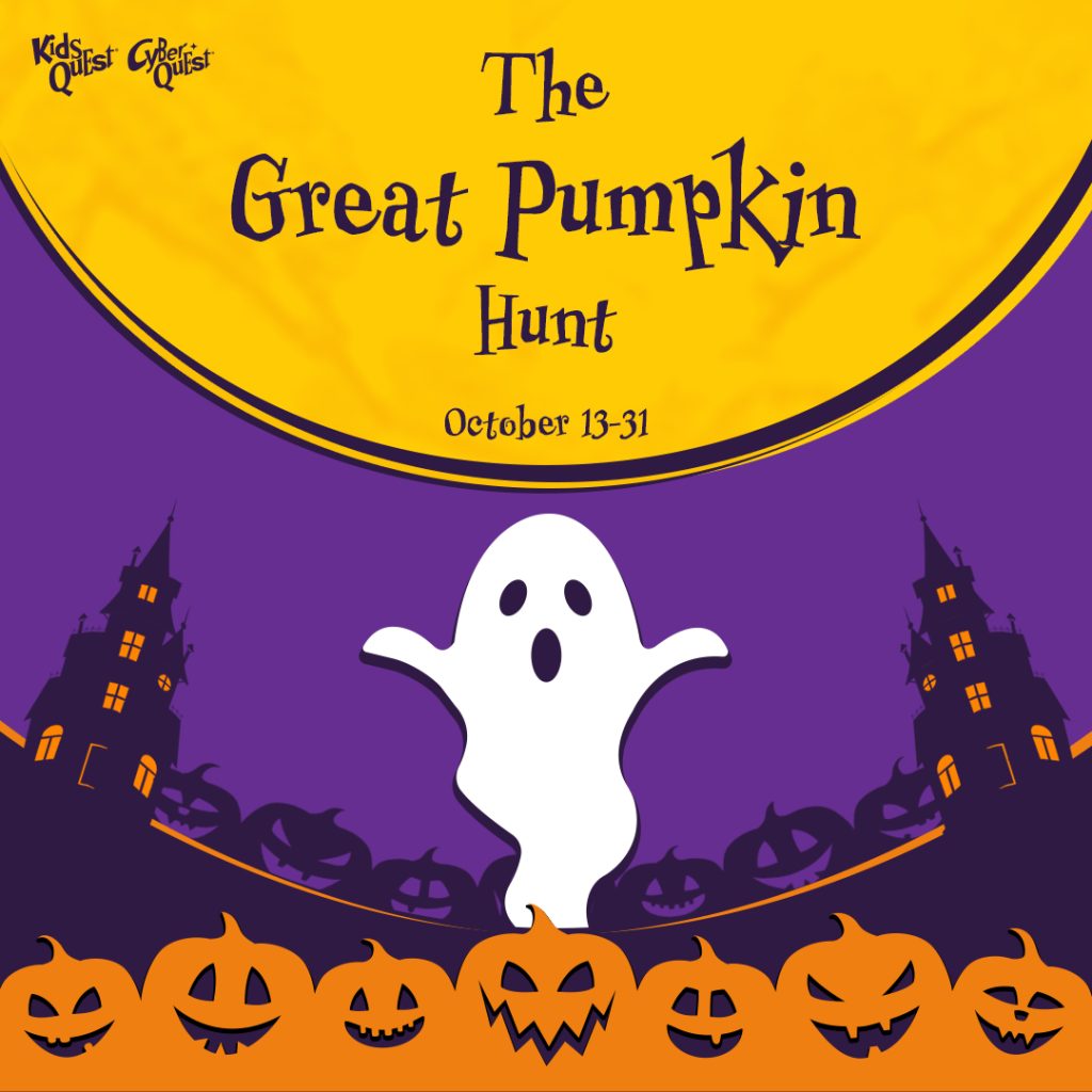 The Great Pumpkin Hunt at Kids Quest and Cyber Quest