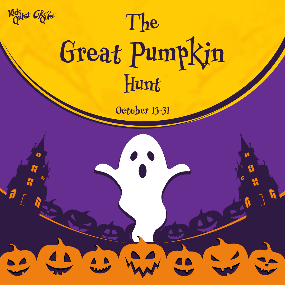 The Great Pumpkin Hunt at Kids Quest and Cyber Quest